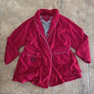 Red Plush | TOMMY HILFIGER | Long Sleeve Robe